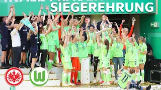 WAHNSINN! Die Siegerehrung der Wölfinnen beim DFB-Pokalfinale