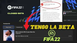 Oficial Tengo la Beta de FIFA 22 / ¿Cómo la conseguí? / Closed BETA FIFA 22 / Beta Cerrada FIFA 22