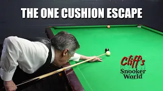 How to Play a One Cushion Snooker