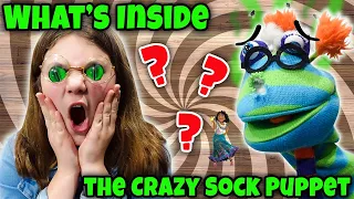 What's Inside Crazy Sock Puppet! He Ate Crazy Encanto Doll Cutting Open Creepy Sock Puppet! (skit)