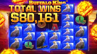 $80,000+, INSANE WINS on BUFFALO KING MEGAWAYS! (Highlights)