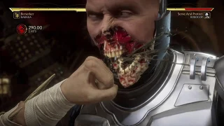 Mortal Kombat 11 All Krushing Blows , Fatal Blows and Fatalities on Robocop - BUBBYLOX