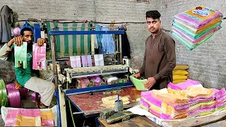 Shopping bag making at home | Plastic bag manufacturing process | Shopper banane ka tarika