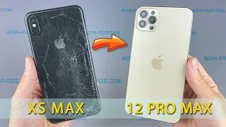 iPhone XS Max в корпусе iPhone 12 Pro Max