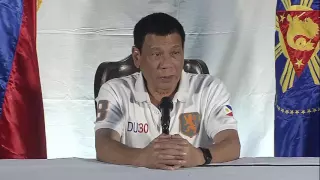 President Rodrigo Roa Duterte - Press Conference at DPWH Panacan Depot, Davao City 8/21/2016