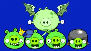 Pizza tower screaming but it's bad piggies characters