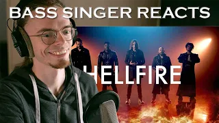 Bass Singer Reacts: Voiceplay — Hellfire (ft. J.None)