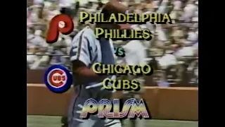 August 11th, 1987 - Cubs vs Phillies