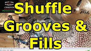 Shuffle Grooves & Fills Drum Lesson ● Sonny Landreth Congo Square Drums