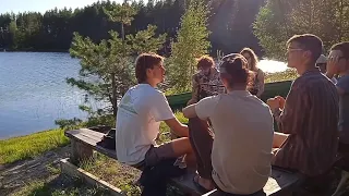 Summer in the wilderness. Jongunjoki, Eastern Finland.