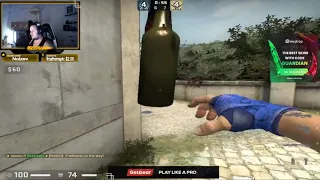 Guardian doing some grenades on overpass