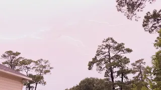 ⚡⛈ Thunderstorm 📱 iPhone View ⛈⚡ Houston, TX 🌎 8/10/2022 📅