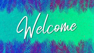 Palm Sunday Welcome Motion Background