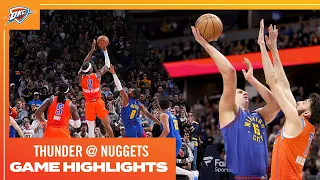 OKC Thunder at Denver Nuggets | Game Highlights | December 16, 2023