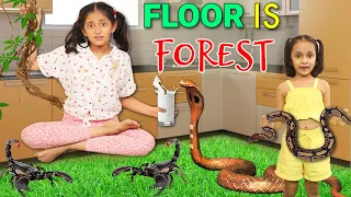 Floor Is Forest Challenge | Funny Challenge | MyMissAnand