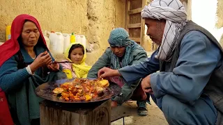 How To Cook Chicken With Vegetables  Village Style | Village Life Afghanistan #tastyfoodies