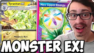 Tyranitar ex Is Still An ABSOLUTE Monster After Rotation! Neo Upper Energy! PTCGL