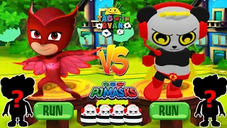 Tag with Ryan PJ Masks Owlette vs Combo Panda - All Characters Unlocked Fans Costume Catboy Gameplay