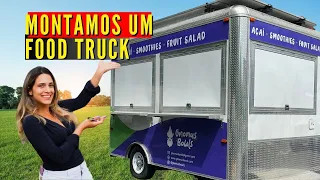 Nos EUA l Quanto CUSTA, o que é necessário, Tour pelo Food Truck