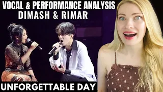 Vocal Coach Reacts: DIMASH & RIMAR ‘Unforgettable Day’ Live Analysis!