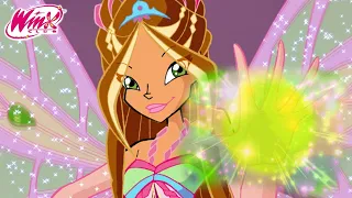 Winx Club - Flora becomes an Enchantix fairy 🧚🏻