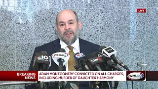 Raw video: Ben Agati reacts to Adam Montgomery being found guilty