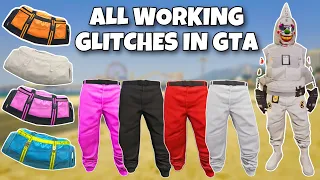 ALL WORKING GTA 5 GLITCHES IN 1 VIDEO! BEST GLITCHES IN GTA 5 ONLINE 1.67!