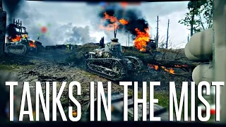 TANK BATTLES IN THE MIST - Battlefield 1 Tank Gameplay