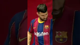 "AGUERO" first day at Barca ✨ after transfer