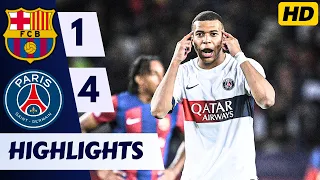 Barcelona vs PSG  (1-4) | All Goals & Extended Highlights | UEFA Champions League 2023/24