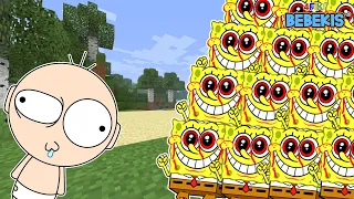 BEBE NUBI VS EJERCITO DE BOB ESPONJA.EXE MINECRAFT BEBEKIS®