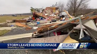 Tornado-warned storms leave trail of damage across central Ohio