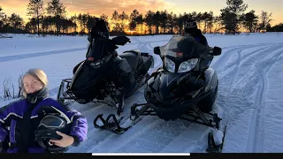 Snowmobiling In The Upper Peninsula! (Tahquamenon Falls)