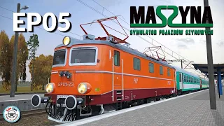 EP05 CZESIO - POSPIESZNY " WŁÓKNIARZ"  w MaSzyna 22.11 🚉 SCENARIUSZ KALISKA CEGIELSKI