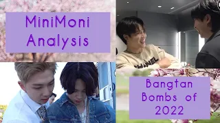 MiniMoni Analysis - Bangtan Bombs of 2022