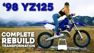 Remarkable Rebuild of a 23 Year Old Yamaha YZ125 | Transformation Timelapse