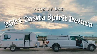 2024 Casita Spirit Deluxe // PICK UP DAY // SC to TX roadtrip