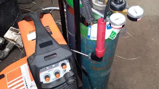 A bit more practice welding aluminium with jasic 200 mig inverter welder