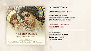 Ondine Releases 11/2023: Mustonen: Symphonies Nos. 2 & 3 - Bostridge, Turku PO, Mustonen ODE 1422-2