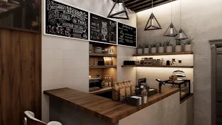 Дизайн интерьера мини-кафе