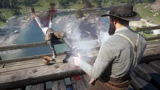 Red Dead Redemption 2 PC 60FPS - Funny & Brutal Moments Vol. 108 (Euphoria Ragdolls)