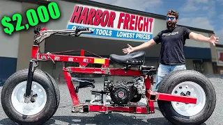 I Built a Motorcycle from Harbor Freight Parts