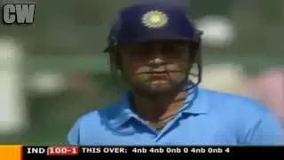 17 runs of 1 ball ♦ Virender Sehwag vs Naved ul hasan ♦