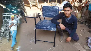 Amazing Technique of Making Study Chair With Great Effort | How Study Chairs Make in Local Factory.