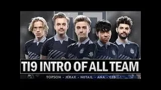 The International 2019 All Team Profile and Intro