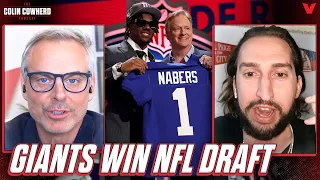 Nick Wright on Bo Nix, Michael Penix Jr., Giants win NFL Draft, 2025 QB class | Colin Cowherd NFL