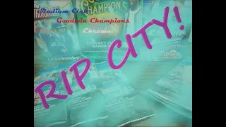 $100 Rip! Topps Stadium Club, Chrome & Goodwin Champions!  Big hits! Luis Robert! Lebron! Jordan!