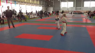 Kirill Zinovkin Karate Budo Cup 2015, final , kumite M U10: -30kg, Tallinn, Estonia