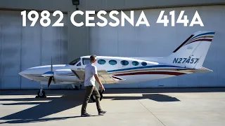 1982 Cessna 414A Flight to Chino