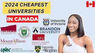 TOP 8 CHEAPEST UNIVERSITIES IN CANADA FOR INTERNATIONAL STUDENTS 2024 | Low Tuition + PGWP-eligible